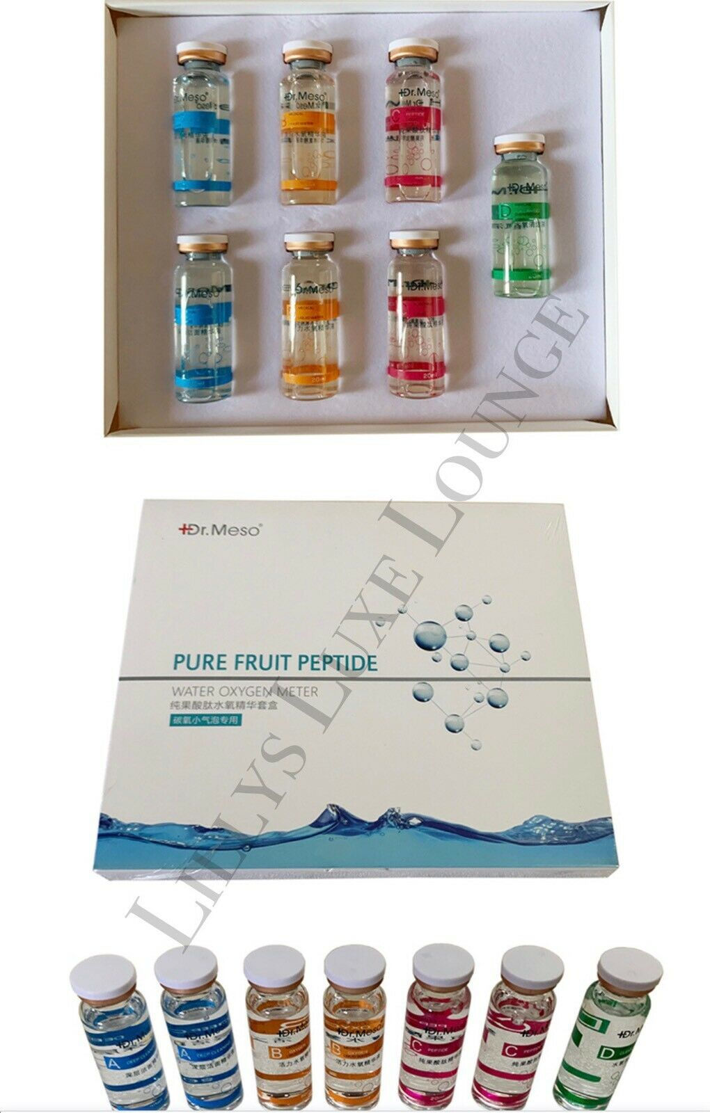 Aqua Peeling konzentrierte Lösung Hydro Facial Serum Set