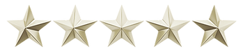 Five gold stars
