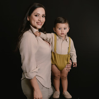 Mother and son portrait: Mommy & Me Pop Up studio photoshoot