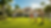florida family of four playing a game of soccer on their front lawn with their newly roofe