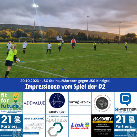 Spieltag der D2 der JSG Steinau-Marborn gegen die JSG Kinzigtal