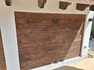 Carport dichtgemaakt