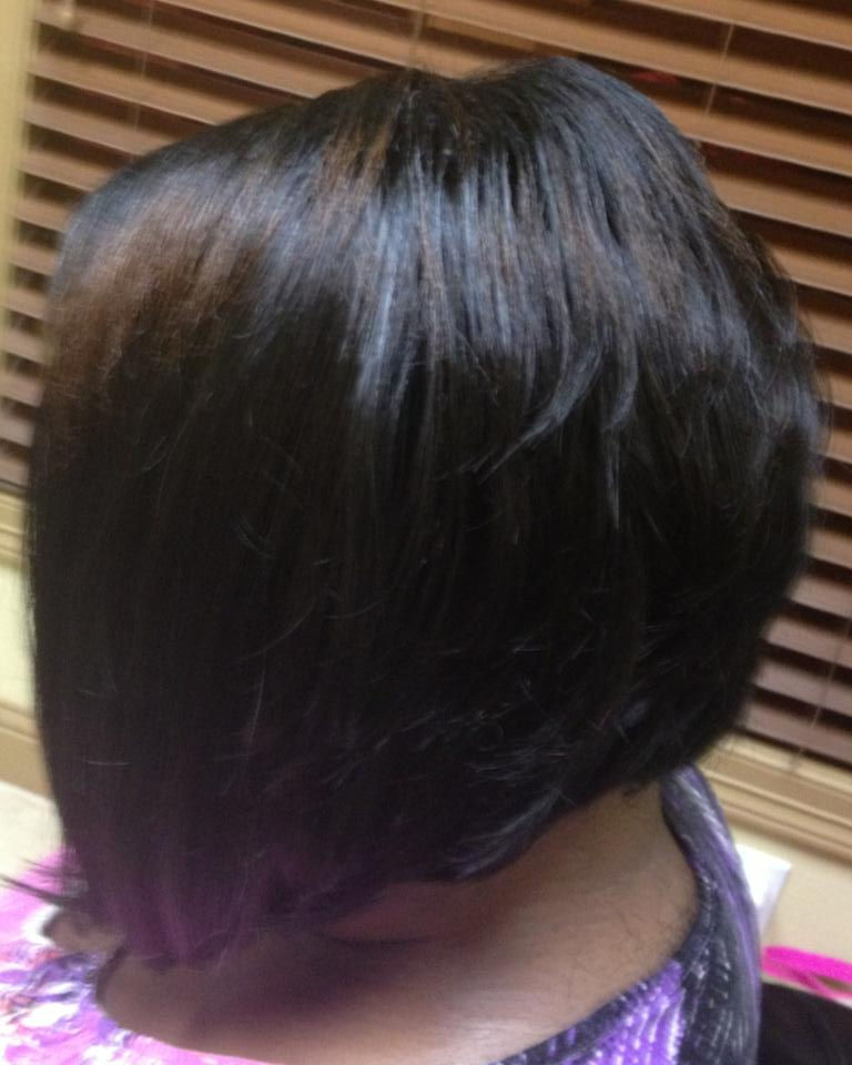 sew in short weave