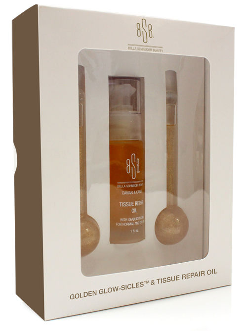 Thumbnail: GOLDEN GLOW-SICLES™BEAUTY GLOBES + TISSUE REPAIR OIL KIT