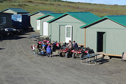 Guests relaxing after a hard day in the