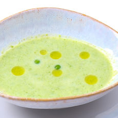 グリーンピースのスープ