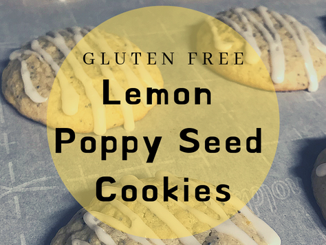 Gluten Free Lemon Poppy Seed Cookies