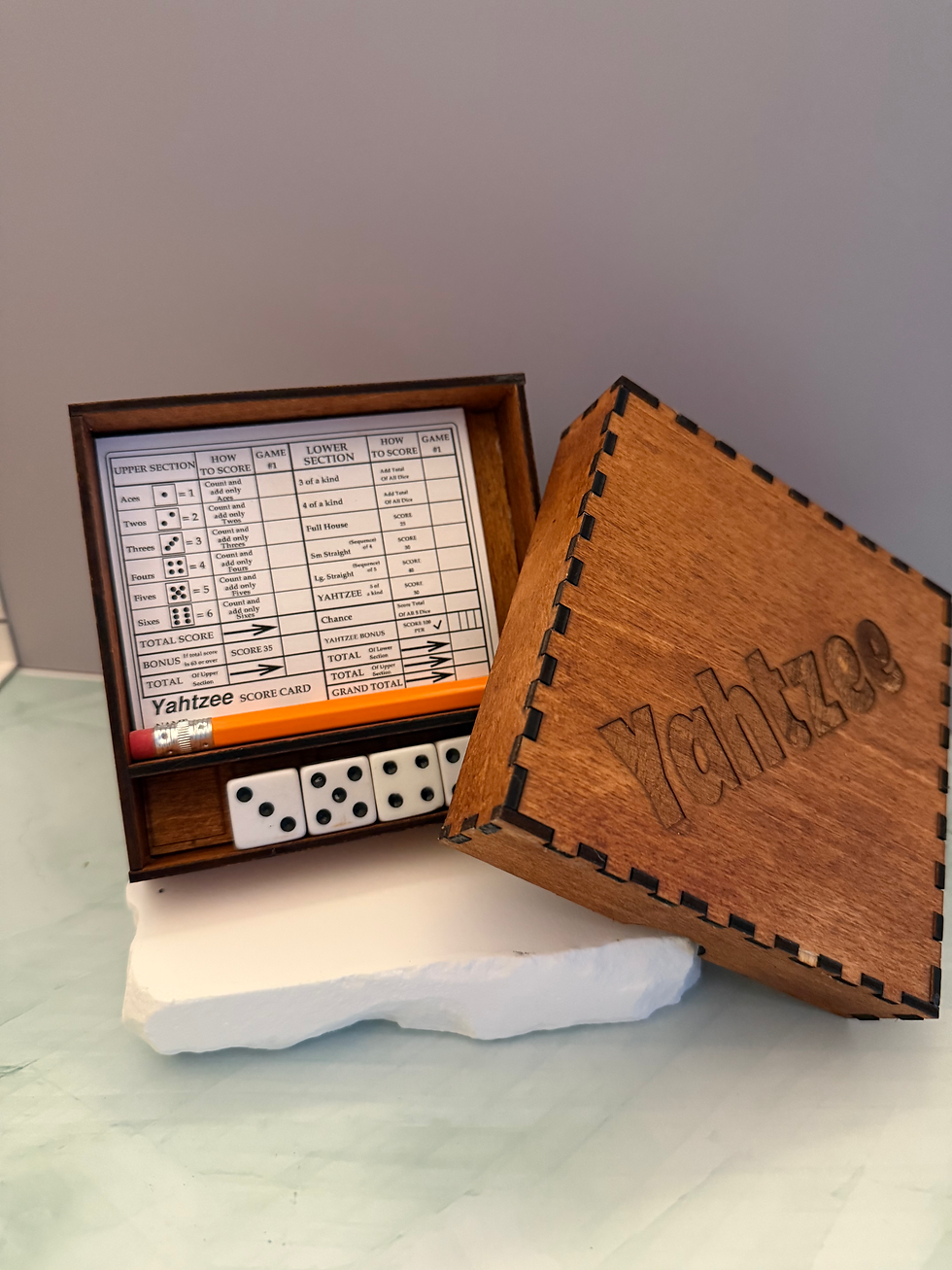 Travel or Camping Yahtzee Game