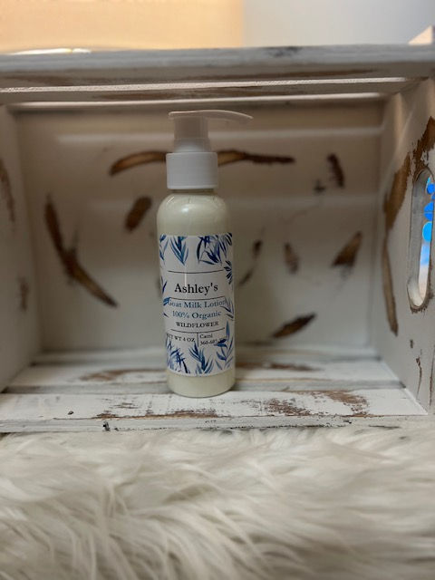 4 oz Wildflower Goats Milk Lotion