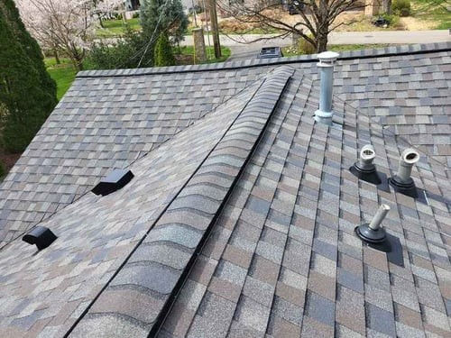 Ridge capping and pipes