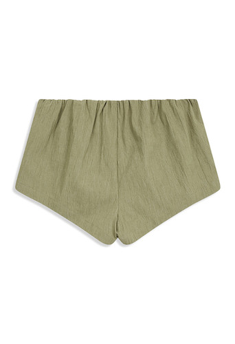 OPEN YY / CAMP MINISKIRT & BOXER SHORTS / KHAKI | CHICKS WEB