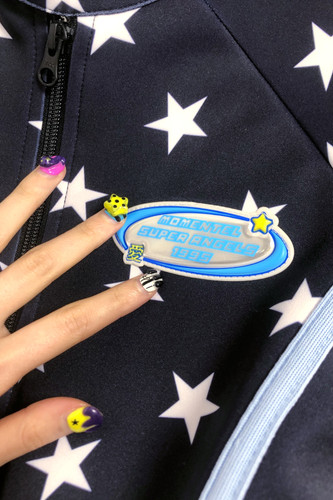 MOMENTEL / Star blue piping jacket | CHICKS WEB 