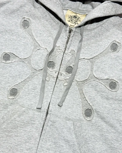 ☻ HAPPY99 ☻ / Angel99 Zip-Up Hoodie / Grey | CHICKS WEB