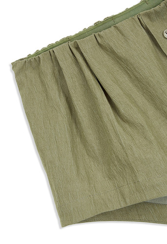 OPEN YY / CAMP MINISKIRT & BOXER SHORTS / KHAKI | CHICKS WEB