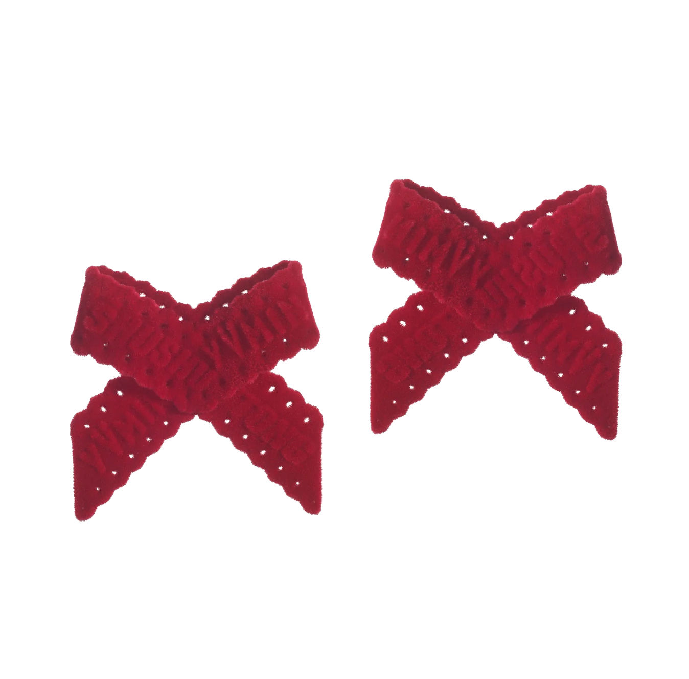 YVMIN / YVMIN X SHUSHUTONG / Velvet Cookie Bowknot Earring