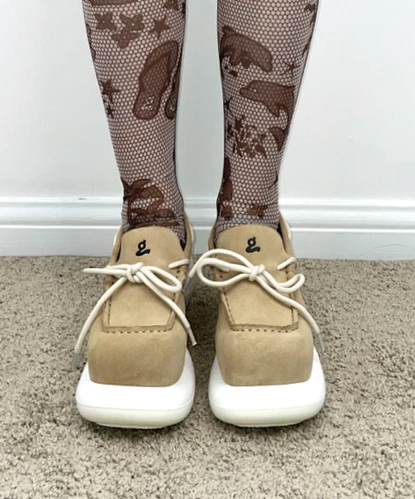 GRAPE / BROWN LACE-UP PLATFORM SHOES | CHICKS WEB