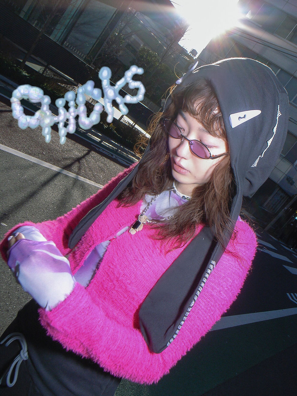 eirocori / 'instinct' hood hat | CHICKS WEB