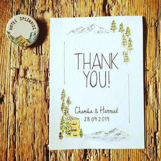 carte remerciement valais suisse