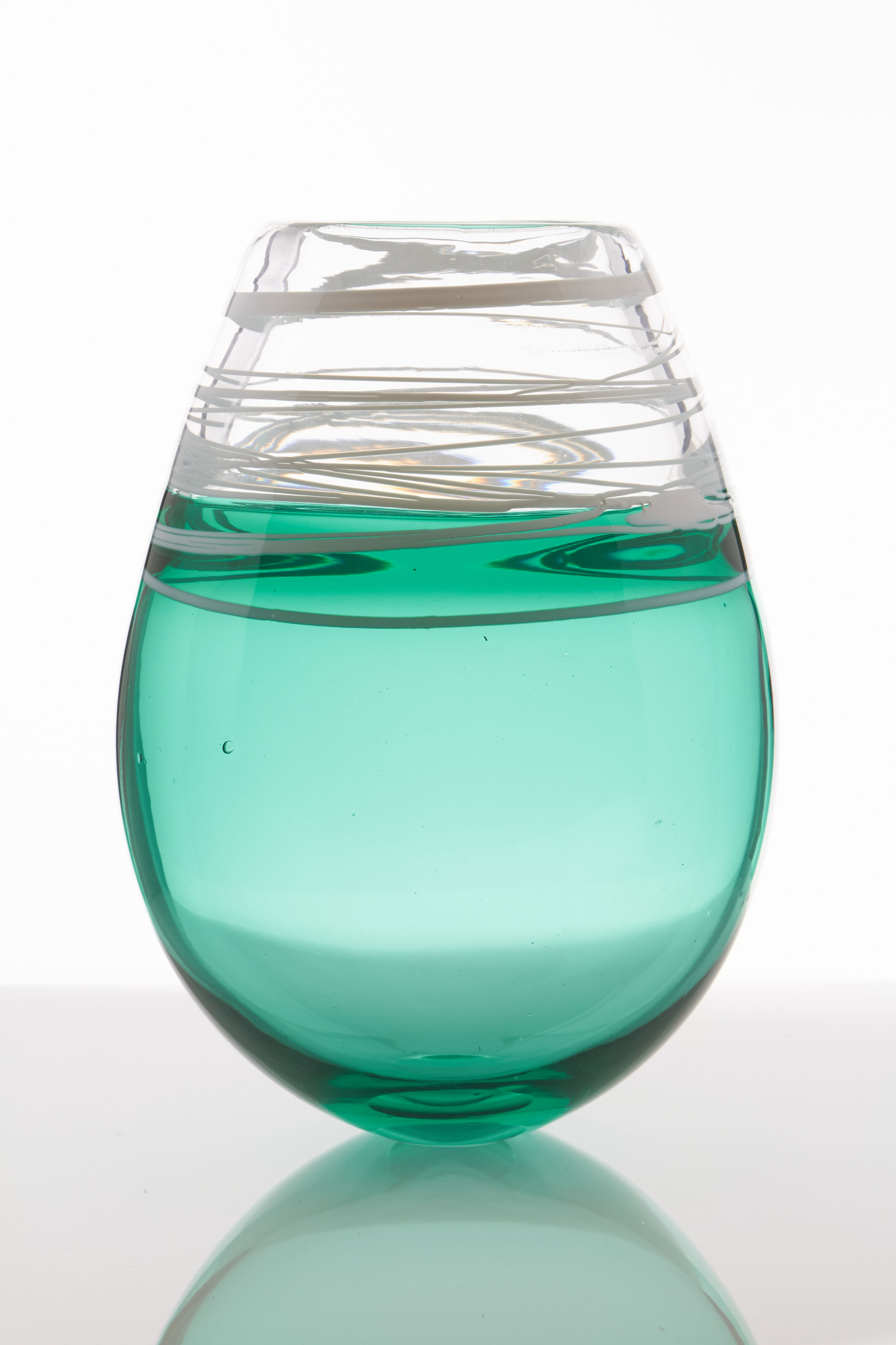 Large Incalmo Anna Green Vase