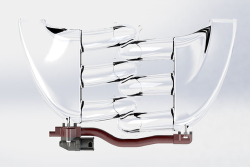エアレーション Ban Nissan 300ZX Z32 Mass Air Flow Housing with Air Straightener