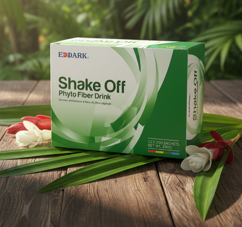 Edmark Shake Off Phyto Fiber Drink - High Fiber Drink (Pandan Flavor)