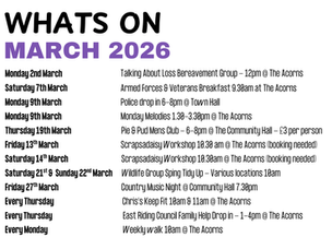 What's On This March