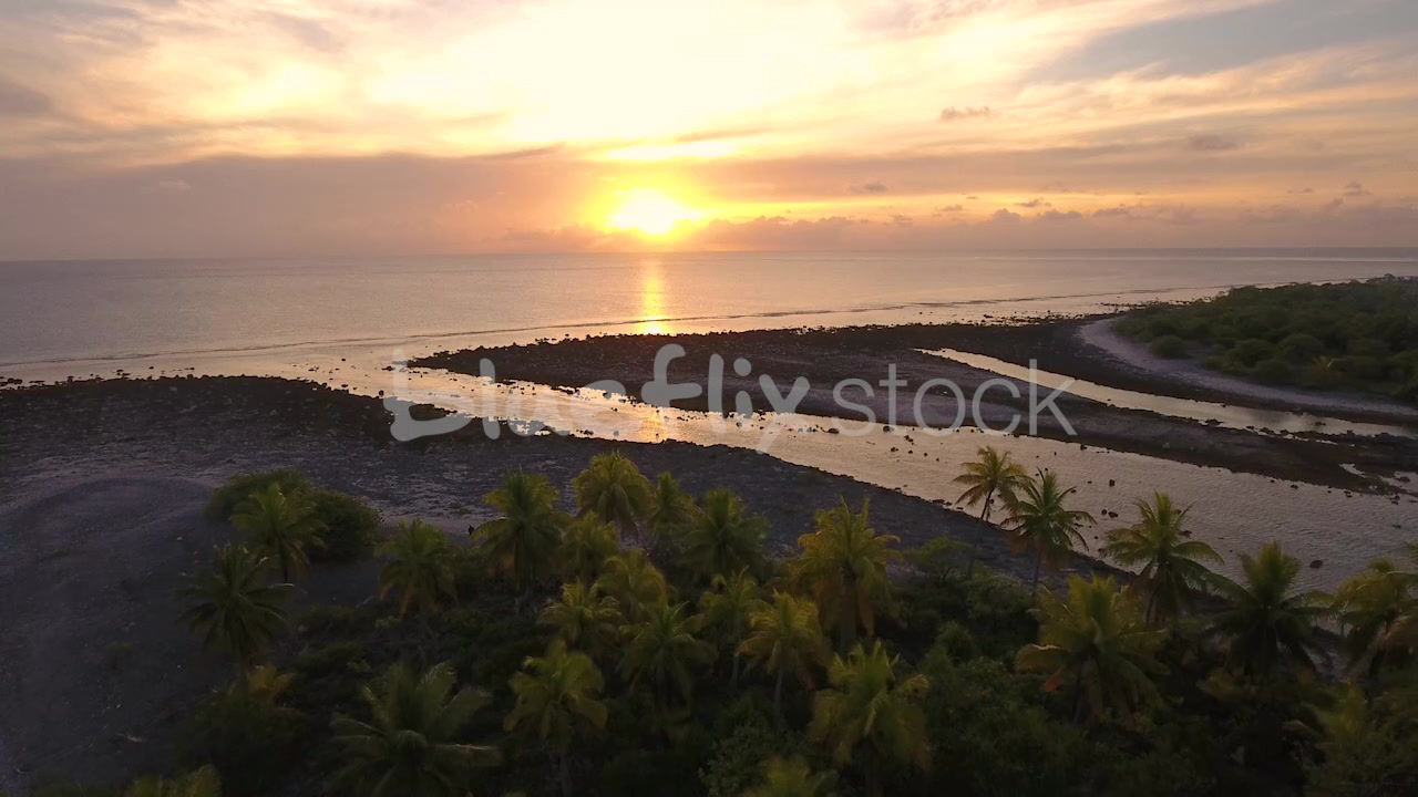 Kauehi sunset_aerial_001