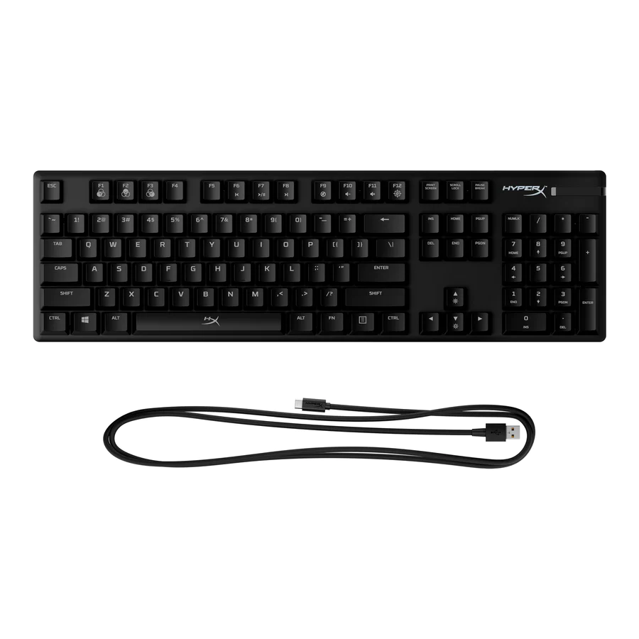 Miniatura: TECLADO HYPERX ALLOY ORIGINS ABS RED