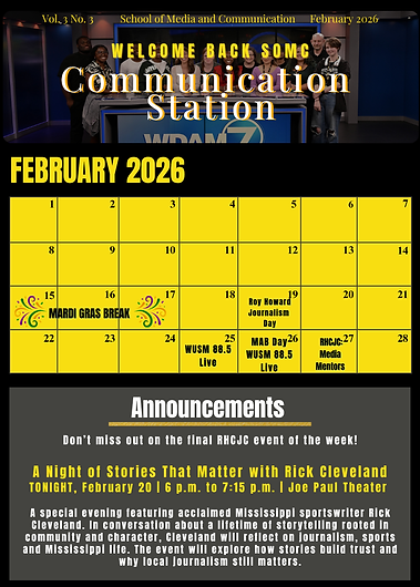 Communication Station SoMC Newsletter