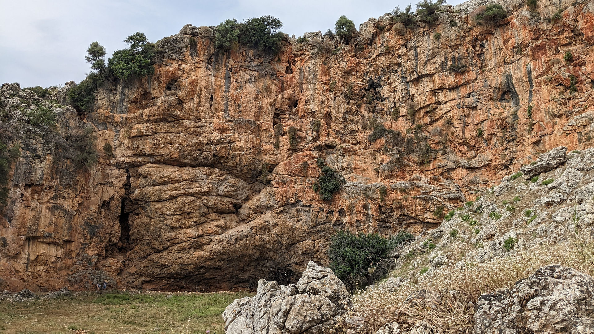 Orange cliffs
