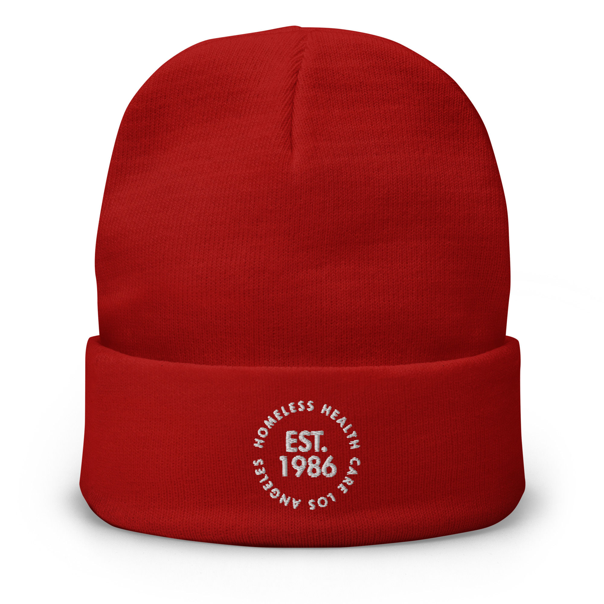Red Knit 1986 Beanie