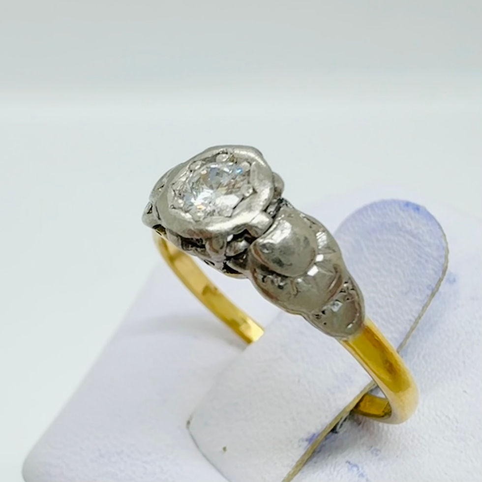 Thumbnail: 18ct Single Stone Ring
