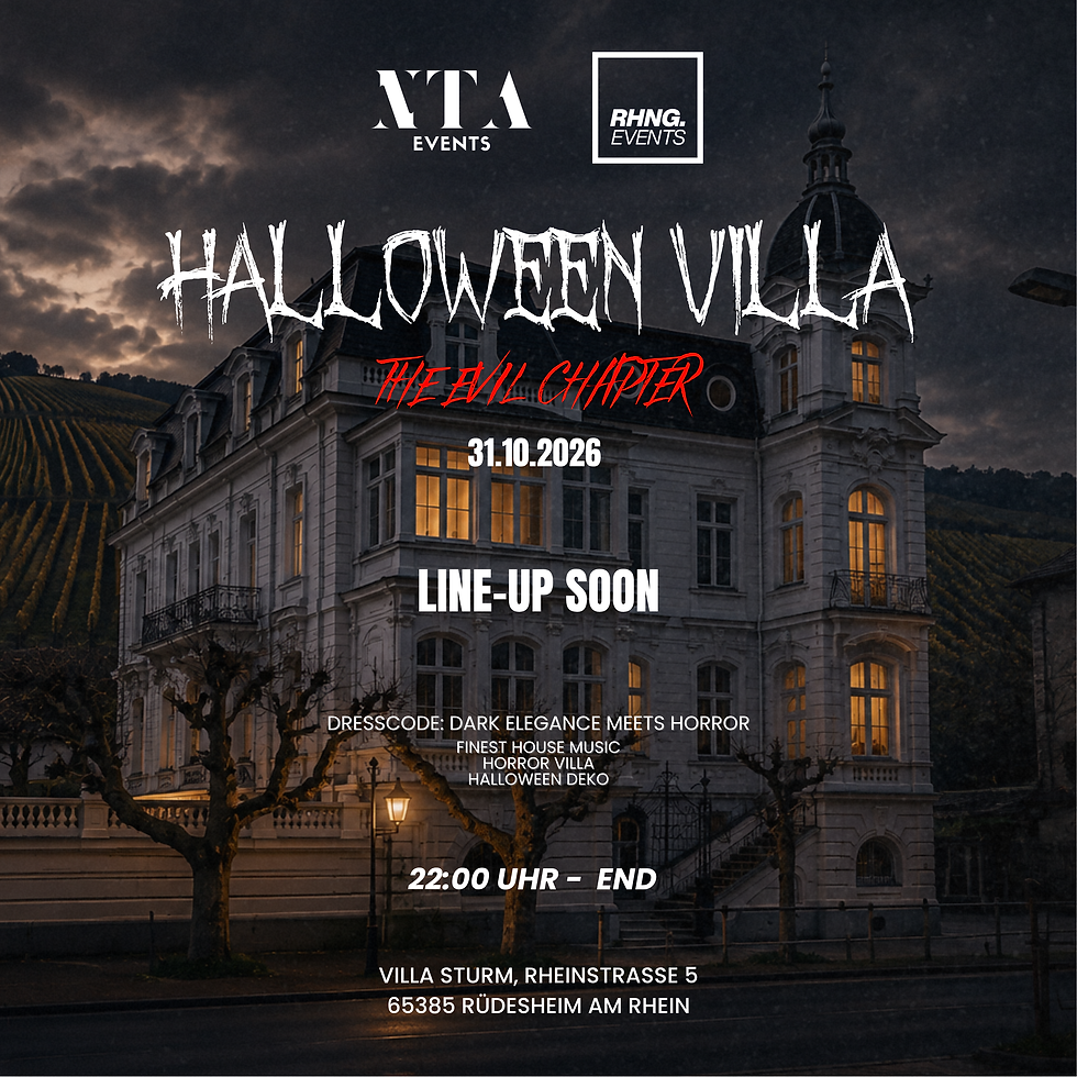HALLOWEEN VILLA: EVIL CHAPTER @ VILLA STURM RÜDESHEIM