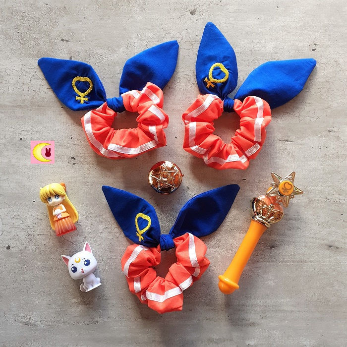 vue d'ensemble de 3 chouchous inspiration Venus manga Sailor Moon