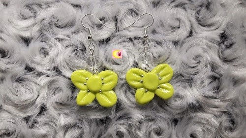 Thumbnail: boucles d'oreilles green bow