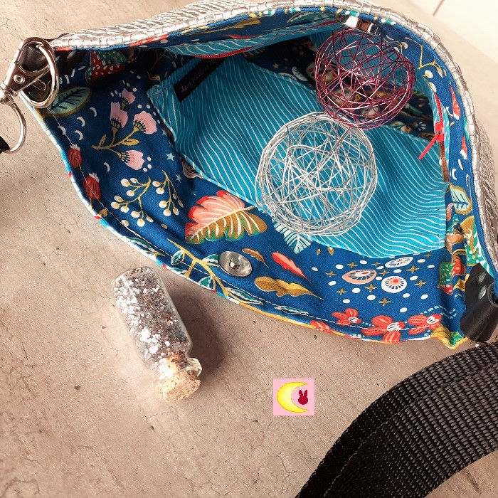 Thumbnail: vue intérieure bis sac malo Pat'chat collection patchwork