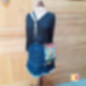 Thumbnail: petit sac bandoulière fait main patchwork