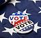 Vote buttons on flag