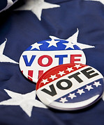 Vote buttons on flag