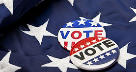 Vote buttons on flag
