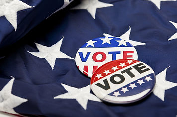 Vote buttons on flag