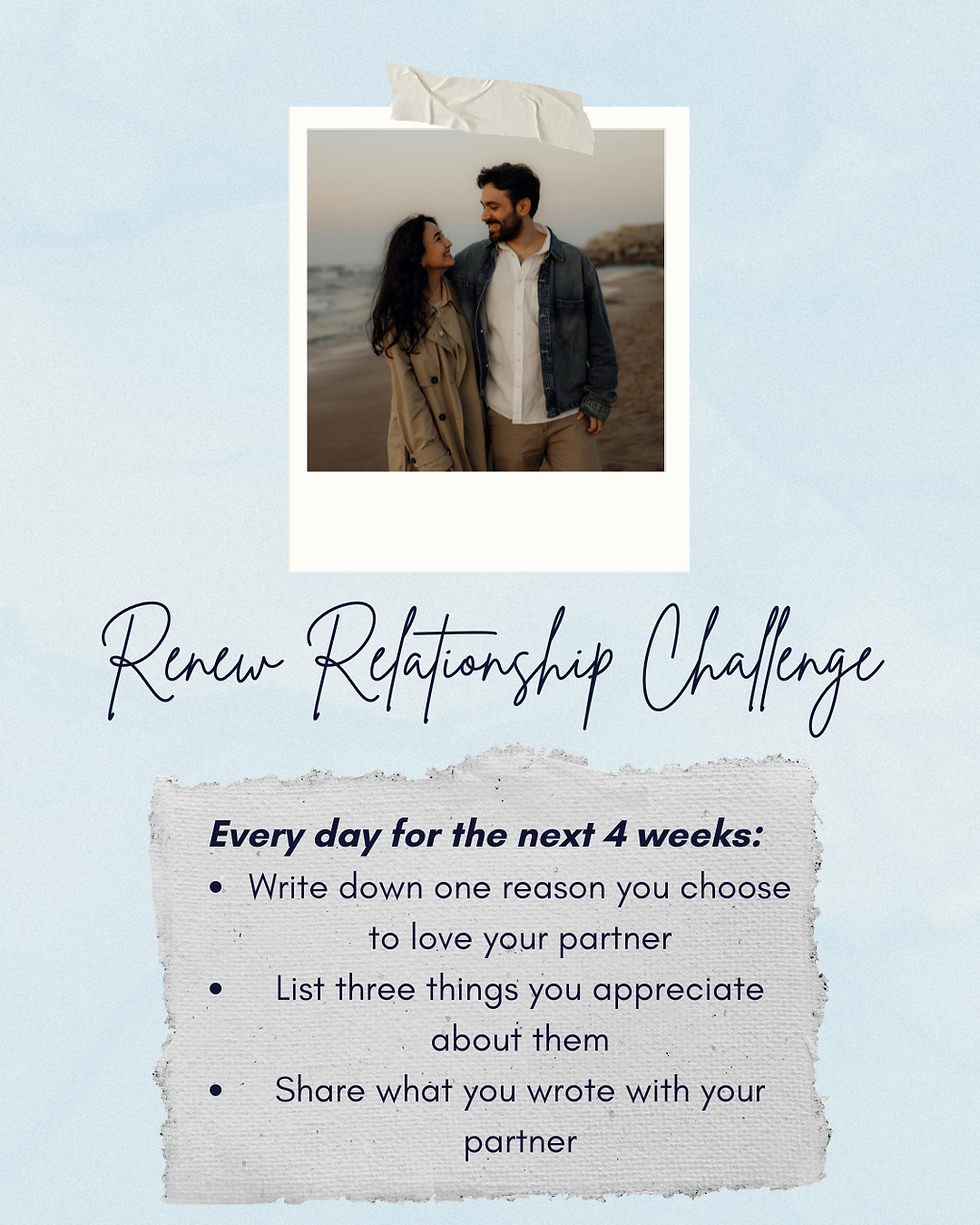 Renew Relationship Challenge