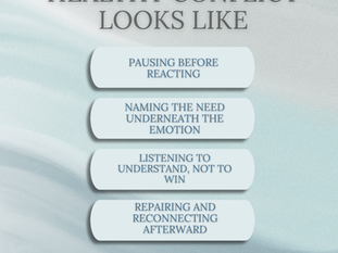 Healthy Conflict Looks Like