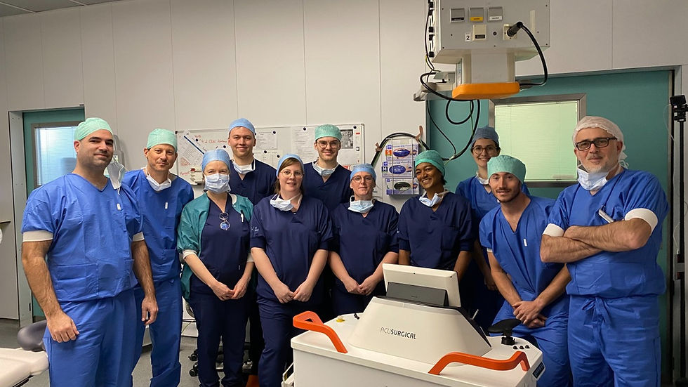 LUCA®, AcuSurgical’s robotic platform for retinal surgery, performed its first human procedure — and it performed it well.