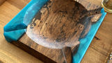 luxury, elegance, wooden ashtray