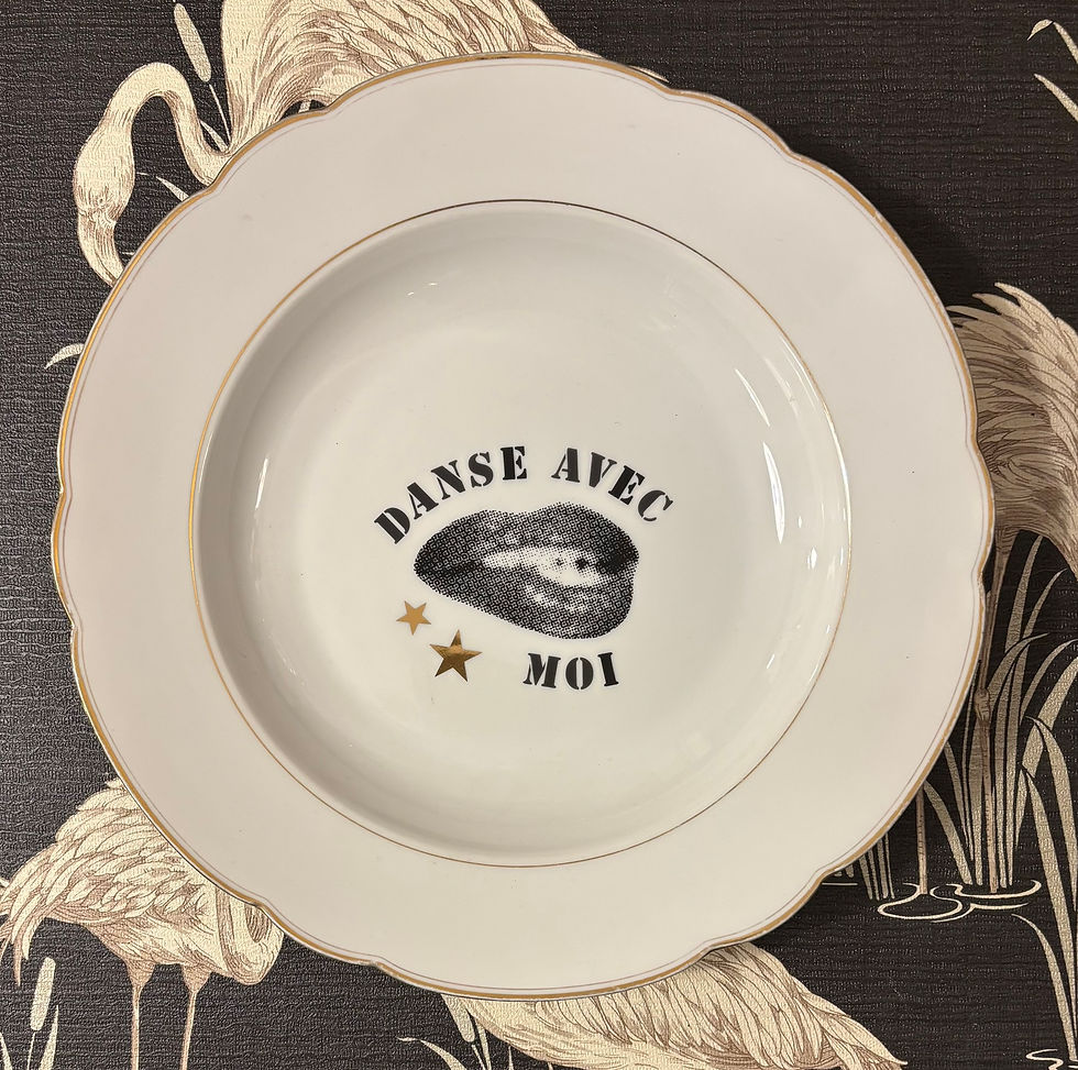 Plat creux vintage revisité