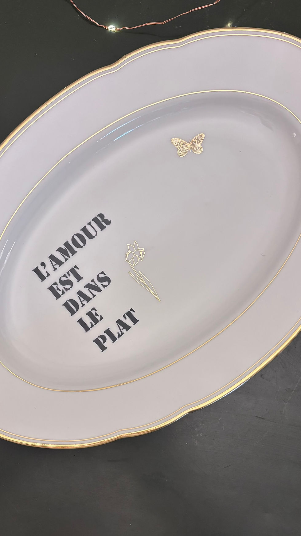 Plat vintage revisité