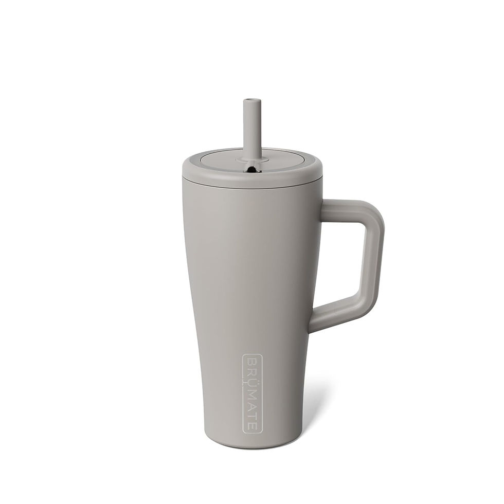 Thumbnail: BrüMate Era 40 oz Tumbler with Handle and Straw | 100% Leakproof Insulated Wat