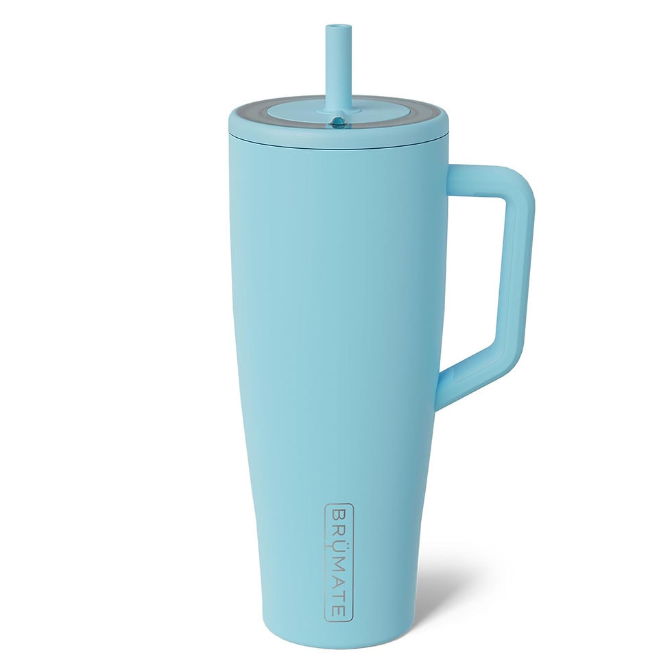 Thumbnail: BrüMate Era 40 oz Tumbler with Handle and Straw | 100% Leakproof Insulated Wat