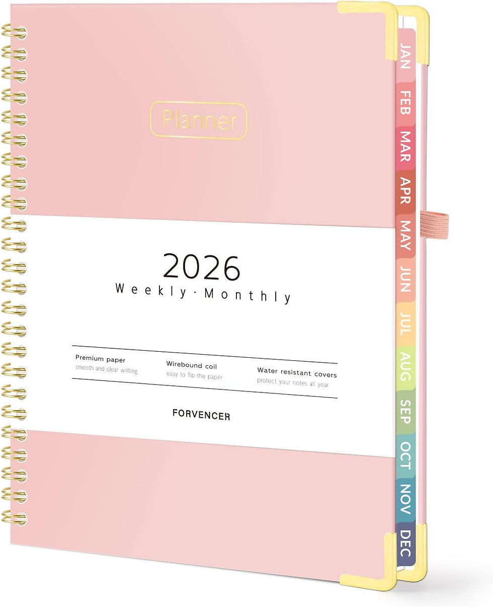 Thumbnail: Forvencer 2026 Planner, Hardcover Calendar Planner Weekly and Monthly, Jan 2026